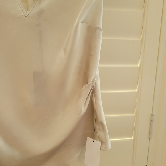 Allen Schwartz Drapey 100% Silk Top - Picture 10 of 13